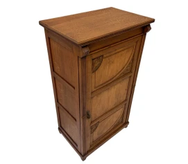 Arts & Crafts Art Nouveau One-Door Cabinet, 1900s